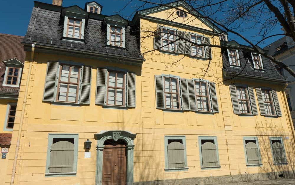 Schiller Wohnhaus in Weimar gehört zur Weimarer Klassik