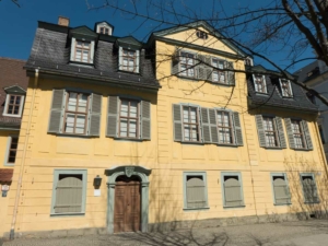 Schiller Wohnhaus in Weimar ist Bestandteil Weimarer Klassik