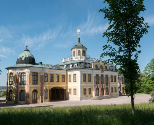 Schloss Belvedere in Weimar ist bei Touristen beliebt